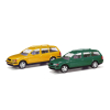 Herpa 012249-007 , MiniKit VW Passat Variant B5, 2 szt. zielony i żółty, Skala 1:87